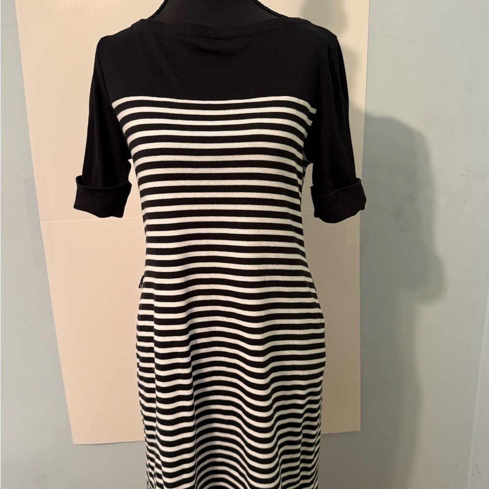 Lauren Ralph Lauren‎ Black and White Dress
